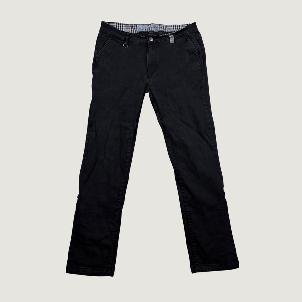 Free World Hurricane Flex Pants Mens Straight Leg Stretch 32x32 Black Skateboard